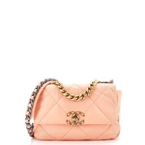 Chanel Medium 19 Flap Bag Quilted Leather